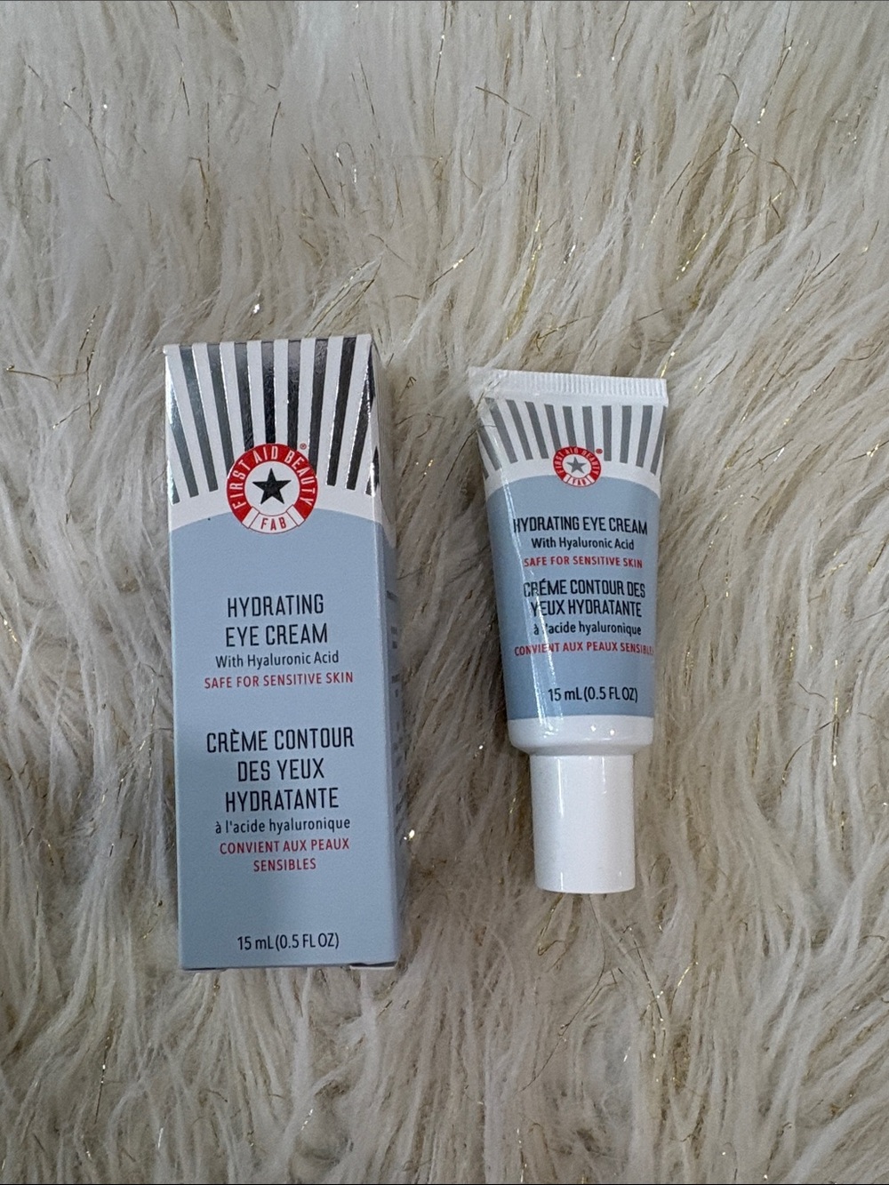 First Aid Beauty Hydrating Eye Cream - Light Blue and White
